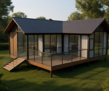 Modern Appearance Of Commercial Building-ID:615551955