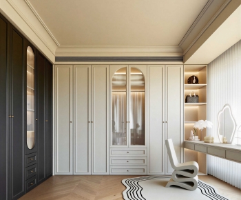 French Style Clothes Storage Area-ID:416230924