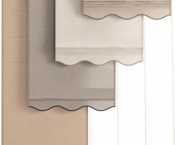 New Chinese Style Roman Curtain-ID:880135065