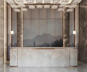 New Chinese Style Lobby Hall-ID:952481036