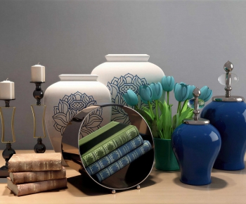 New Chinese Style Decorative Set-ID:668930053