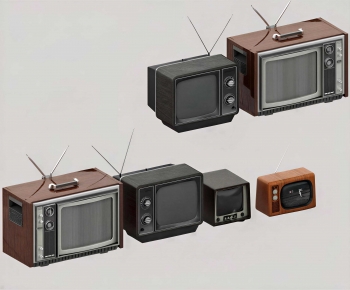 Retro Style TV Set-ID:743576057