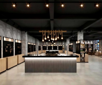Industrial Style Exhibition Hall-ID:349309921