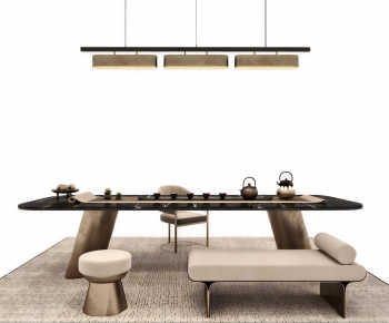 New Chinese Style Tea Tables And Chairs-ID:288449054