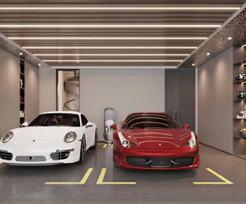 Modern Underground Garage-ID:657332901