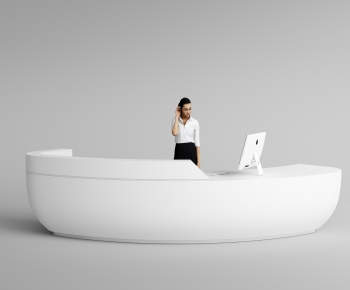 Modern Reception Desk-ID:774940976