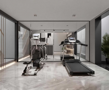 Modern Home Fitness Room-ID:647790913