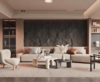 Modern A Living Room-ID:399559029