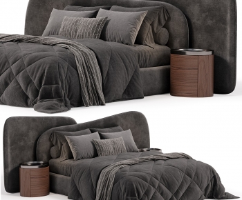 Modern Double Bed-ID:692917111