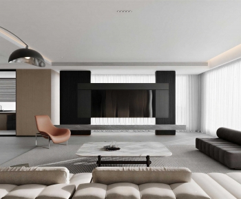 Modern A Living Room-ID:965660101