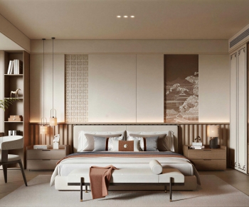 New Chinese Style Bedroom-ID:323090082