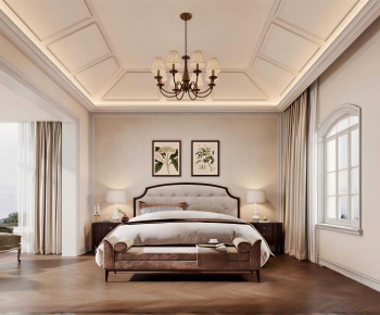 American Style Bedroom-ID:664103033