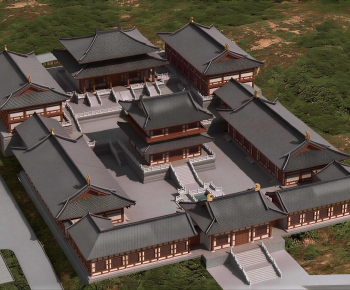 Chinese Style Ancient Architectural Buildings-ID:247802029