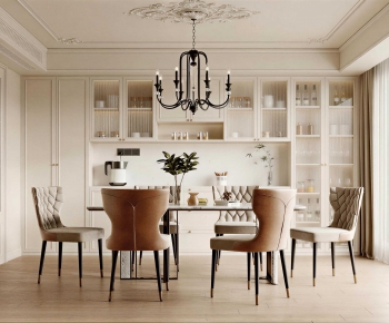 French Style Dining Room-ID:625448949