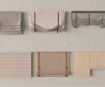 New Chinese Style Roman Curtain-ID:130847934