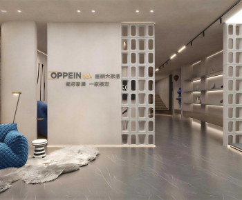 Modern Exhibition Hall-ID:476669079