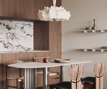 Wabi-sabi Style Dining Room-ID:222784042
