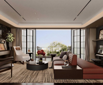 Modern A Living Room-ID:831281908