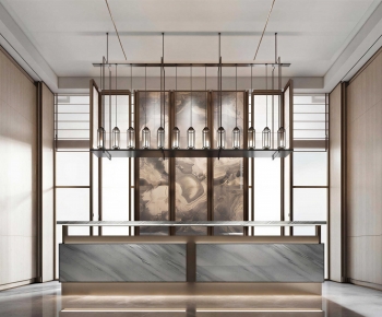 New Chinese Style Real Estate Sales Office-ID:902064093