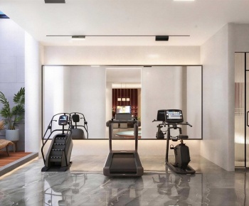 Modern Home Fitness Room-ID:899360906