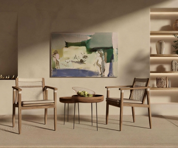 Wabi-sabi Style Lounge Chair-ID:656725889