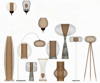 Wabi-sabi Style Floor Lamp-ID:606686123