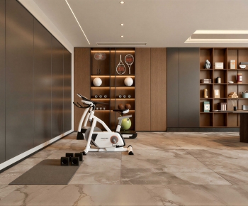Modern Home Fitness Room-ID:353009712