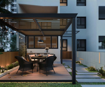 Modern Courtyard/landscape-ID:664155013