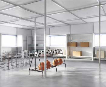 Modern Factory Floor/warehouse-ID:100718021
