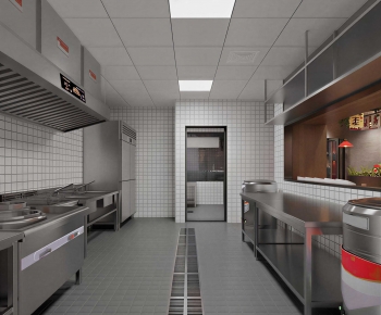 Modern Central Kitchen-ID:551394944