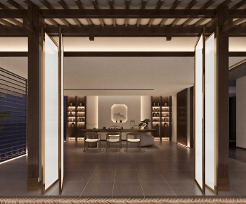 New Chinese Style Tea House-ID:645057928