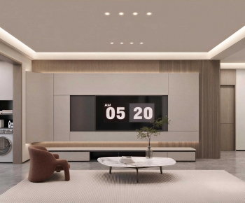 Modern A Living Room-ID:527617934