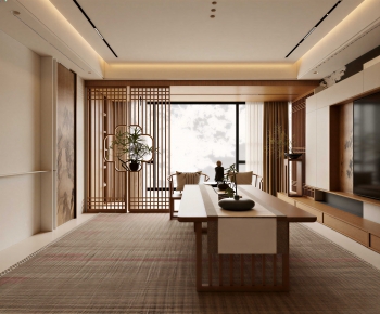 New Chinese Style Tea House-ID:174658064