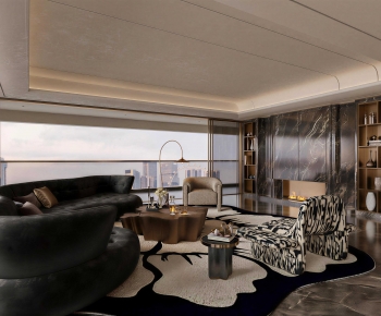 Modern A Living Room-ID:686606886