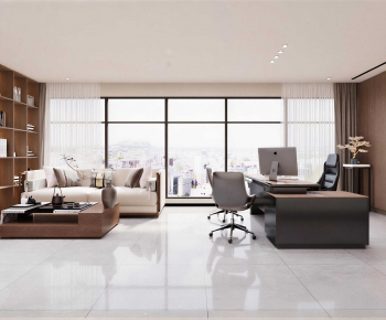 New Chinese Style Manager's Office-ID:591921094