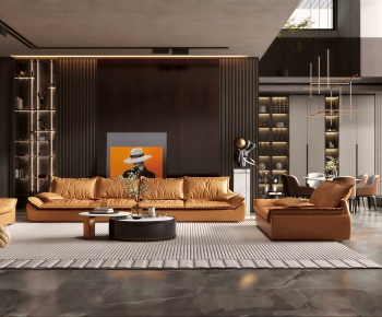 Modern A Living Room-ID:754810093