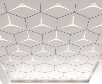 Modern Suspended Ceiling-ID:662386899