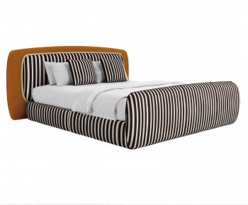 Modern Double Bed-ID:915462026