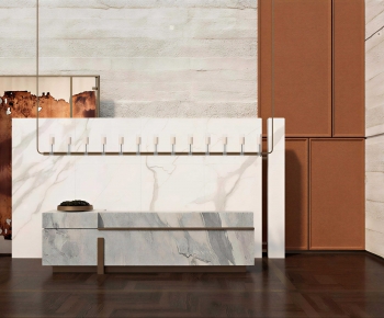New Chinese Style Reception Desk-ID:490971097