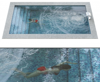 Modern Swimming Pool-ID:593153952