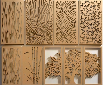 New Chinese Style Metal Screen Partition-ID:195746908