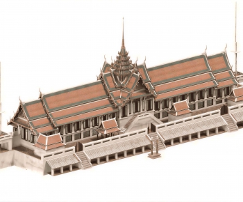 Southeast Asian Style Building Appearance-ID:283206946