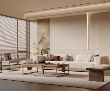 New Chinese Style A Living Room-ID:564716109