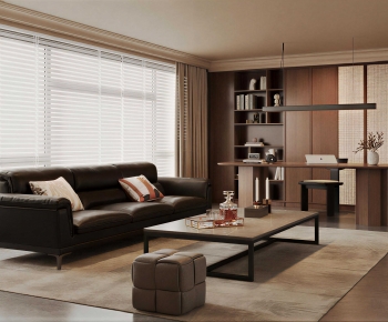 Modern A Living Room-ID:802871941