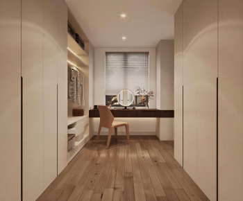 Modern Clothes Storage Area-ID:314882043