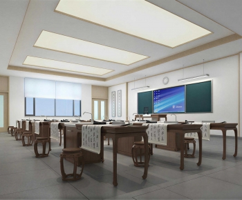 New Chinese Style School Classrooms-ID:116651062