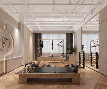 Wabi-sabi Style Yoga Room-ID:142052895