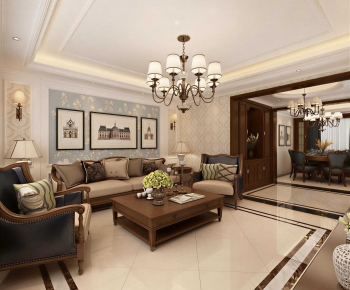 American Style A Living Room-ID:191700546