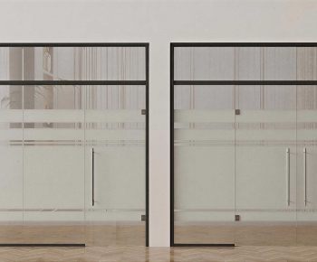 Modern Glass Screen Partition-ID:565222983