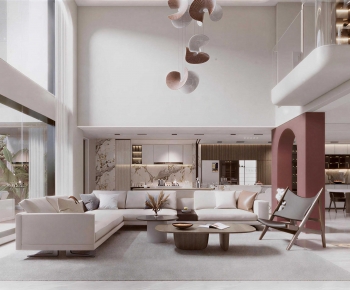 Modern A Living Room-ID:362874036